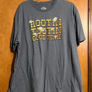 Rootin' Tootin' Graphic Tee in Charcoal Gray